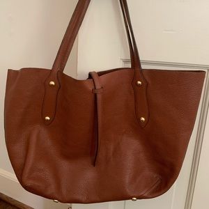 Annabel Ingall brown tan large tote purse